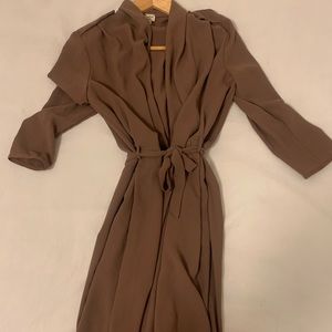 Wilfred Earth Tone Wrap Dress